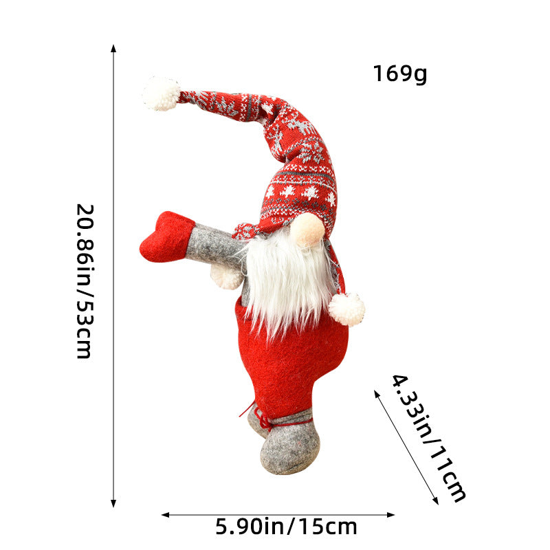 Weihnachtliche Wichtel-Vorhanghalter aus Baumwolle
