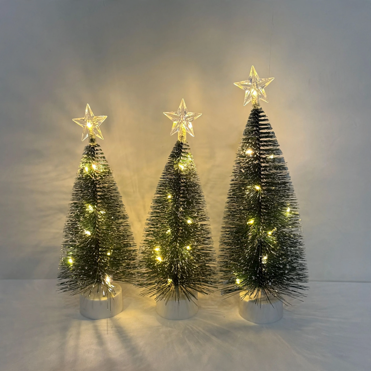 Mini-Weihnachtsbaum-Set mit LED-Beleuchtung