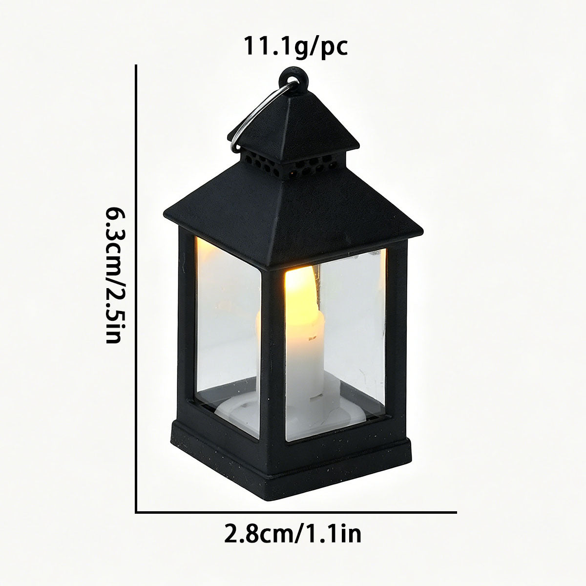 Dekorative LED-Laterne im Vintage-Stil