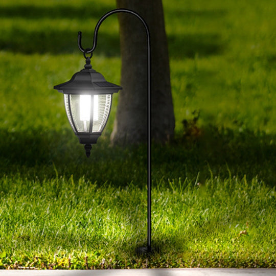 Traditionelle Bauernhaus wasserdichte Solar Laternen Kunststoff Erdnuss-Stecker LED Landschaftslicht für den Garten | Brehn