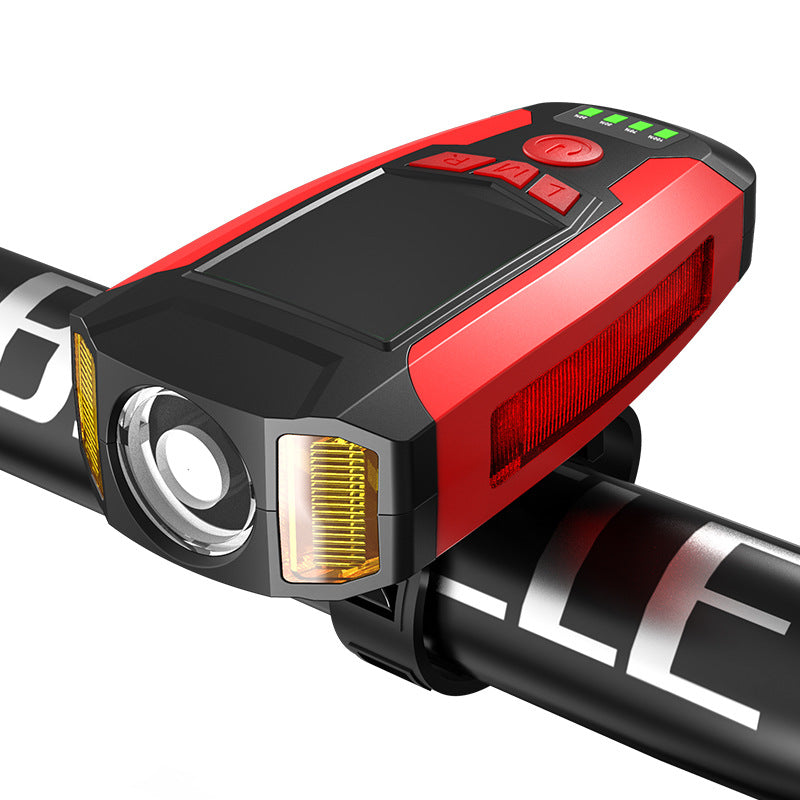 Multi-Function USB Wiederaufladbares Fahrrad Sicherheitslicht System Brehn