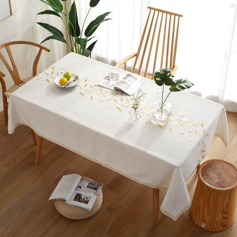 Elegante geometrische Tischdecke