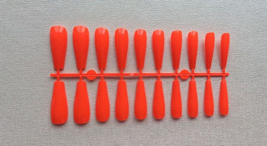 Lange Sarg Press-On Nagelspitzen