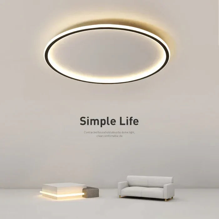 Skandinavische Runde Deckenlampe - AuroraSphere | Brehn
