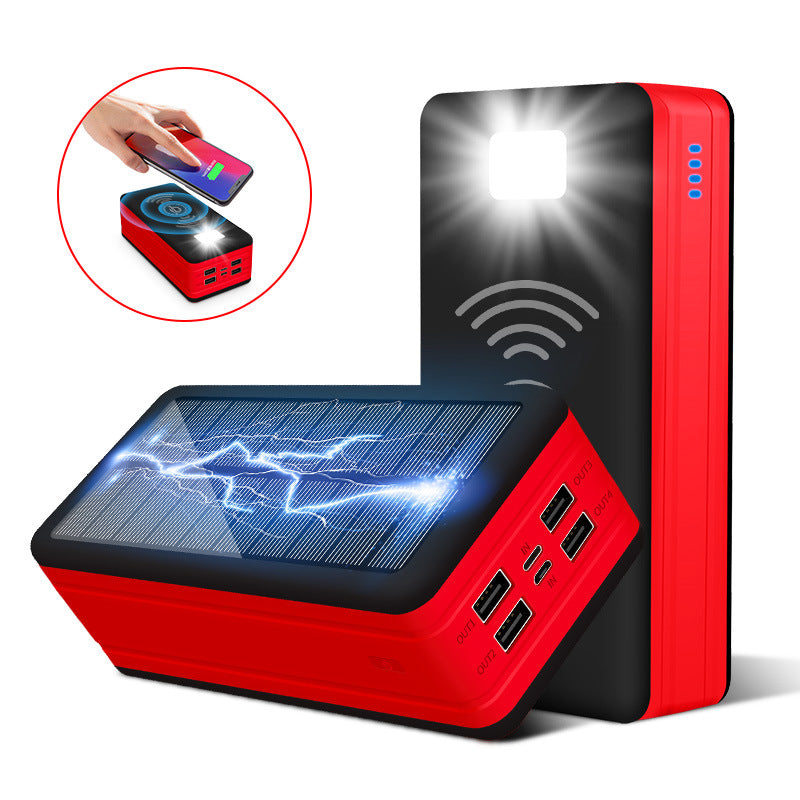 Solar Powerbank mit Kabelloser Ladefunktion Von Brehn