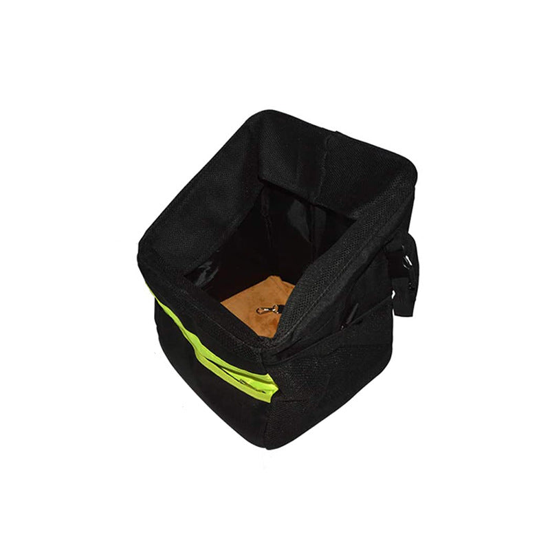 front-mount urban bike tierträgertasche mit hochsichtbarem Streifen gepolsterten Schaumwänden Schnellverschluss-Halterung und interner Sicherheitsleine Brehn