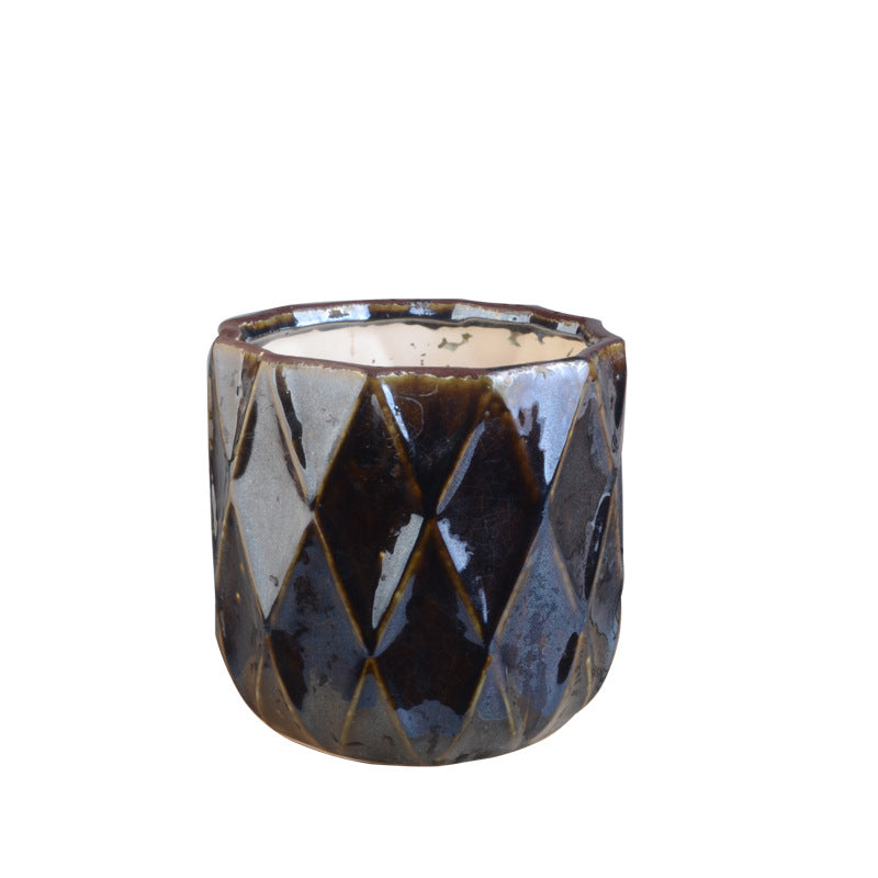 Elegante geometrische Pflanzenschale Brehn