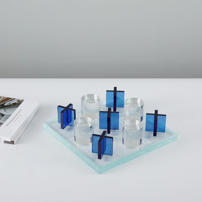 Dekoratives Acryl Tic Tac Toe Spiel
