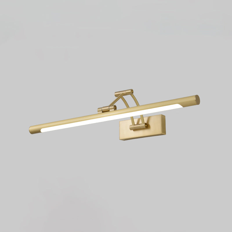 Minimalistische röhrenförmige Vanity-Leuchte Acryl LED-Wandmontage Lampe mit 3-gelenkigem Schwenkarm | Brehn