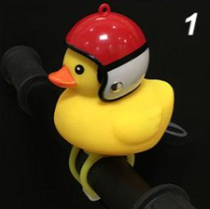 Kleine gelbe Entenfahrradklingel Brehn