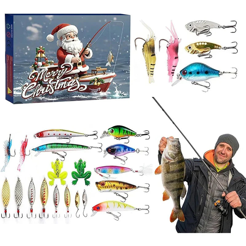 Brehn | 24 Tage Weihnachts Countdown Angelgeräte Set