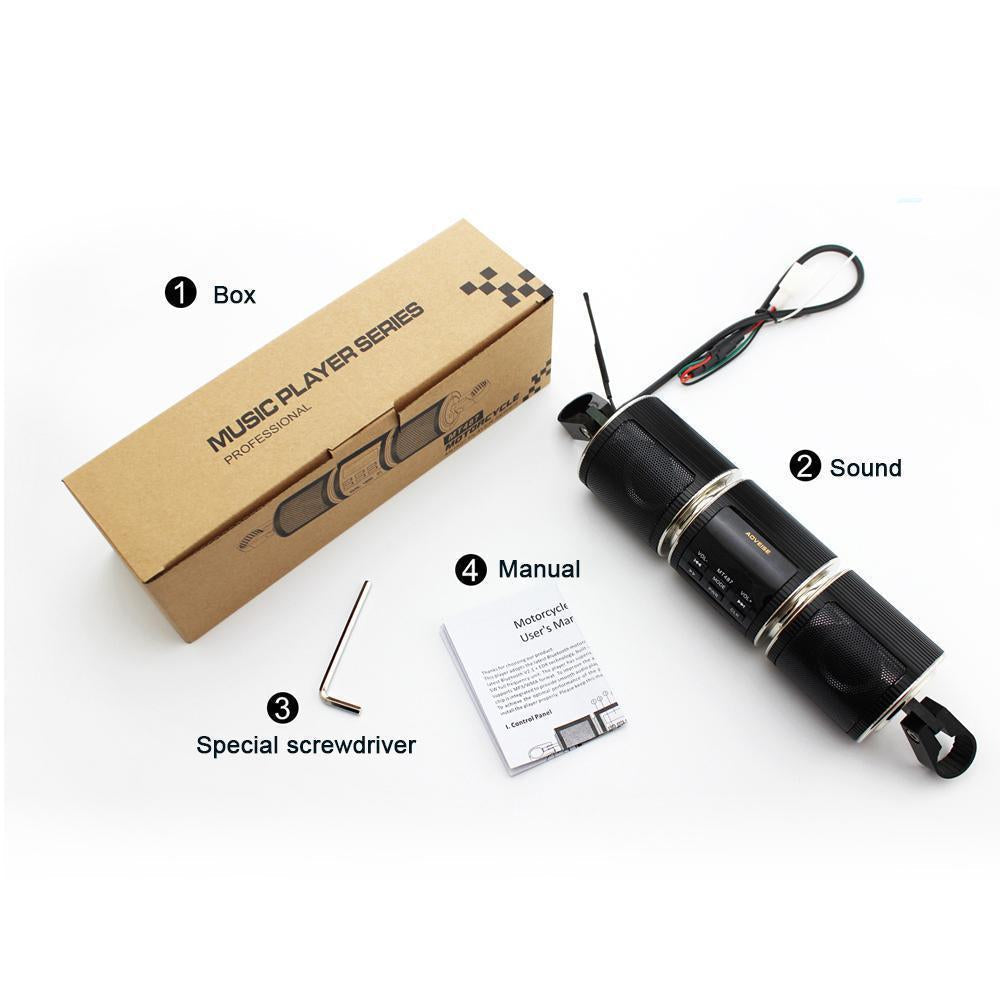 Brehn | Motorrad Bluetooth Lautsprecher Motorrad Lenker Wasserdichter Player