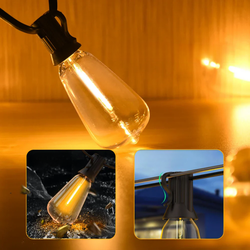 Wasserdichte LED Lichterkette für Innen- und Außenatmosphäre