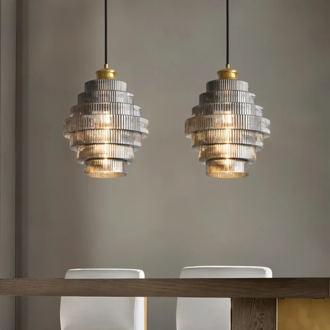 Brehn | Retro Pendelleuchte Glas