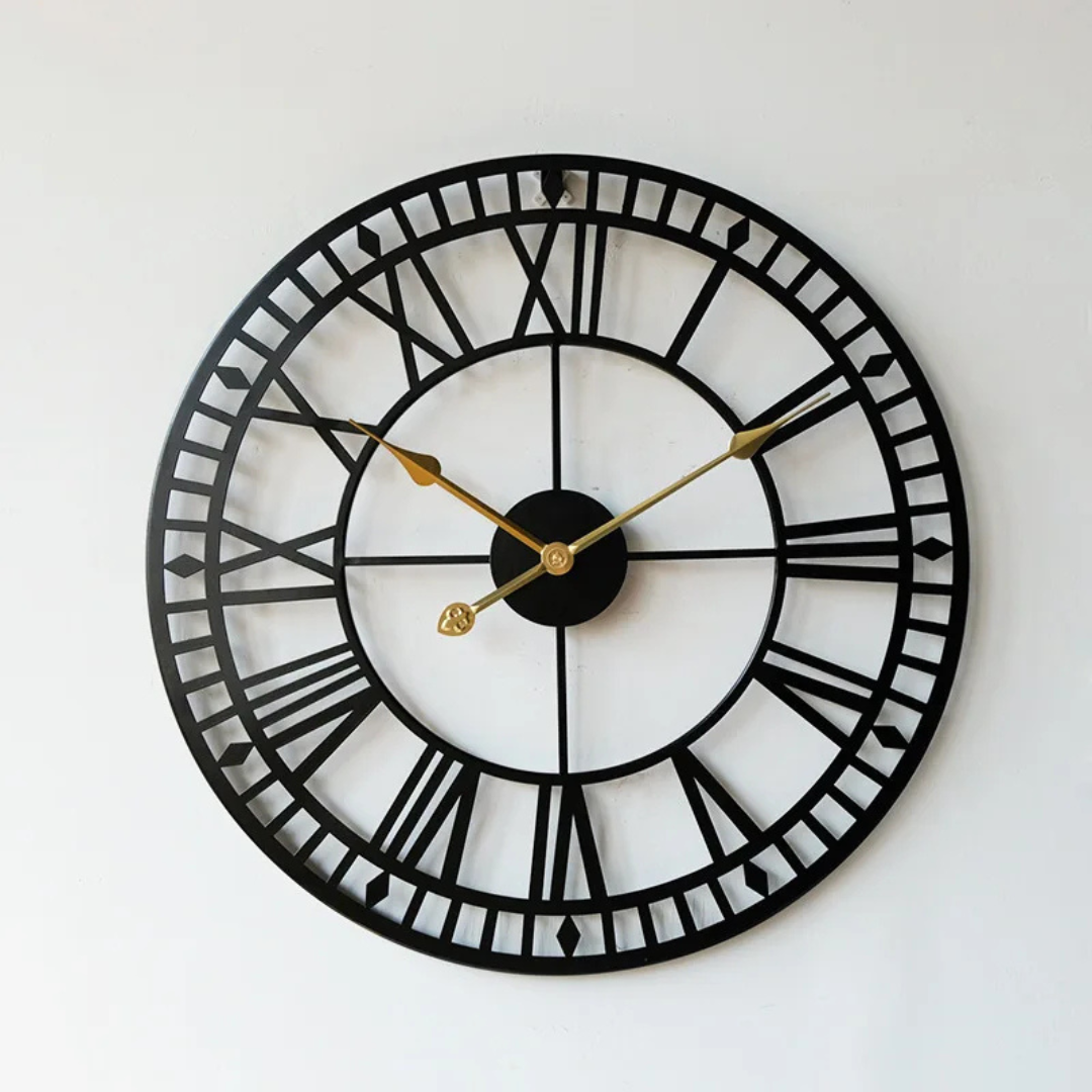 Brehn | Retro Wanduhr für das Wohnzimmer