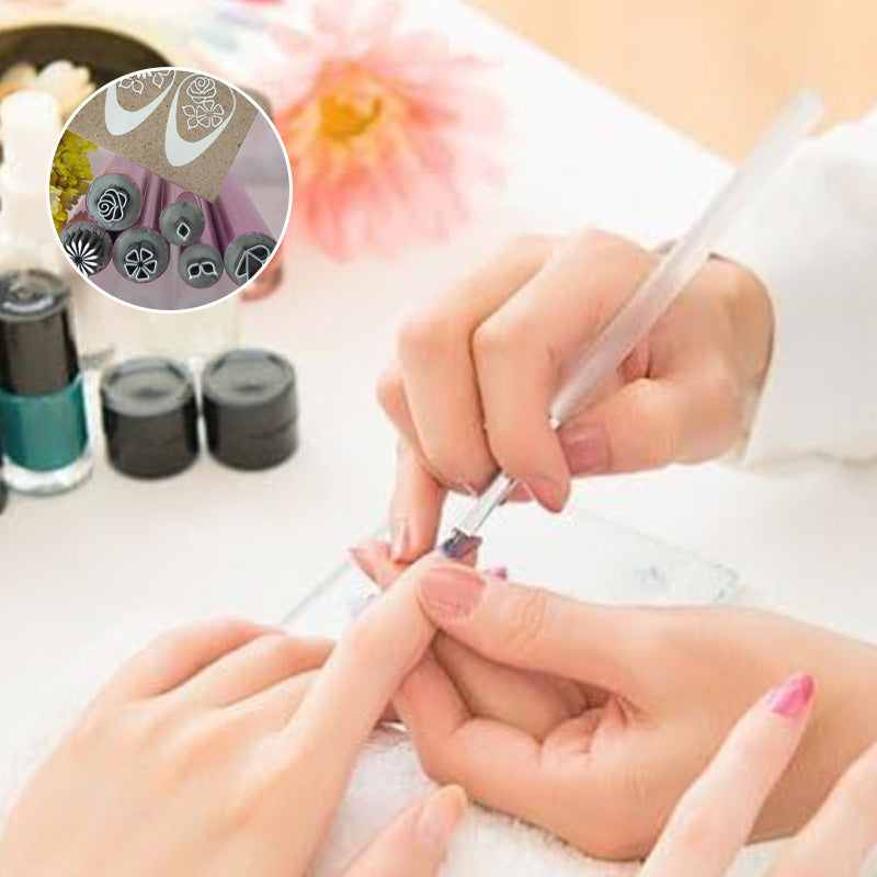Brehn | 6 tlg. DIY Nagel-Stempelstift Set