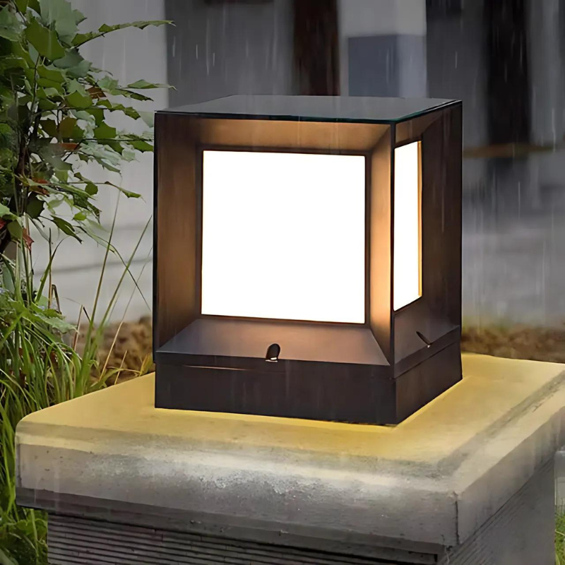 Stylische LED-Stehlampe für elegante Außenbeleuchtung