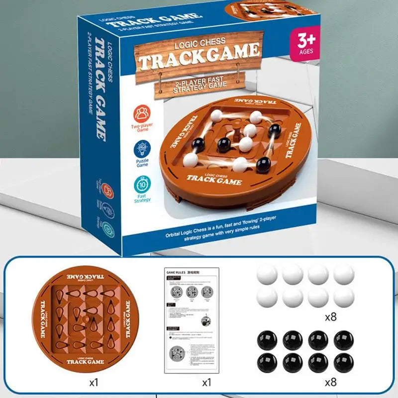 Brehn | TrackGame Strategie 4-in-einer-Reihe Spiel