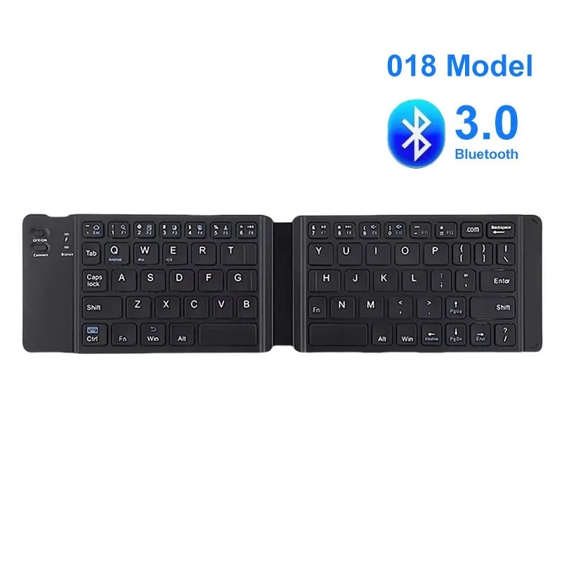 Brehn | Kabellose tragbare schlanke Smart Tri-Fold Bluetooth-Tastatur