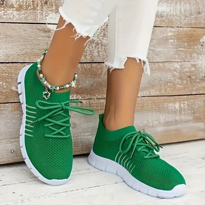 Atmungsaktive Schnürschuhe Laufschuhe Sneakers
