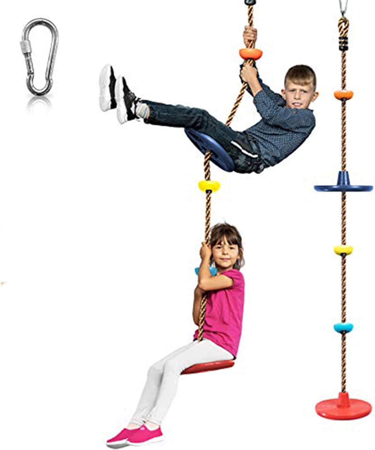 Brehn | Abenteuerlicher Baumschaukelset - mit Kletterseil und Plattformen für Kinder