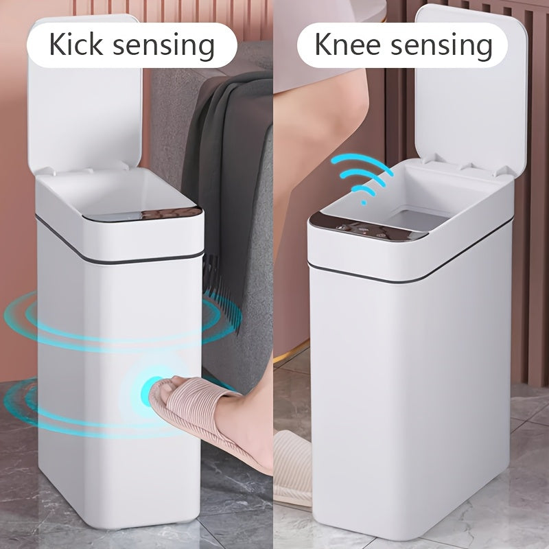 Set von 2 Smart Sensor Mülleimern – Berührungslos und Kompakt (Schwarz) | Brehn