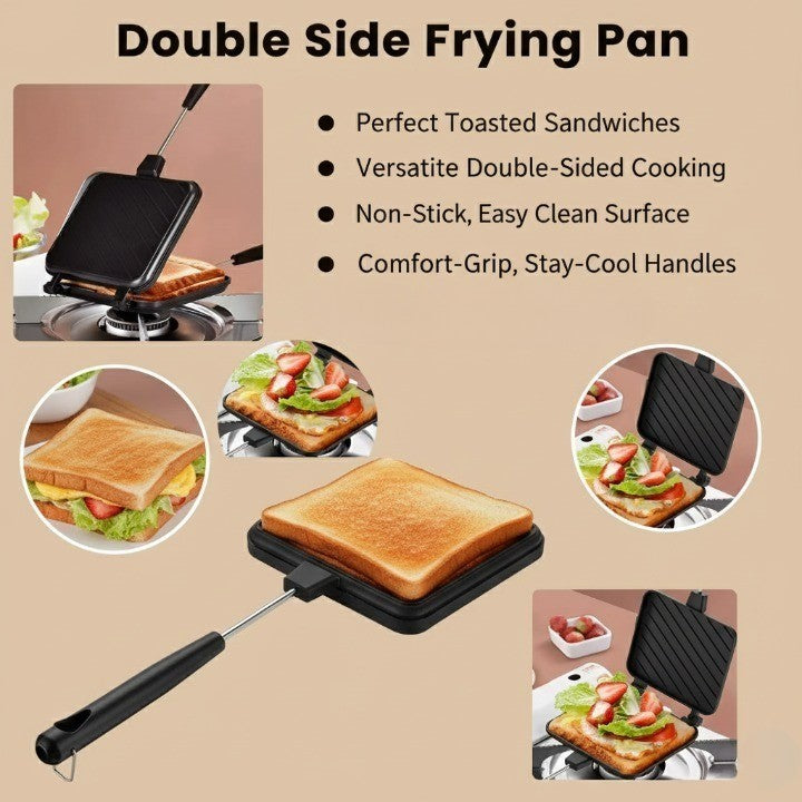Brehn | Doppelseitiger Antihaft-Best Sandwich-Toaster