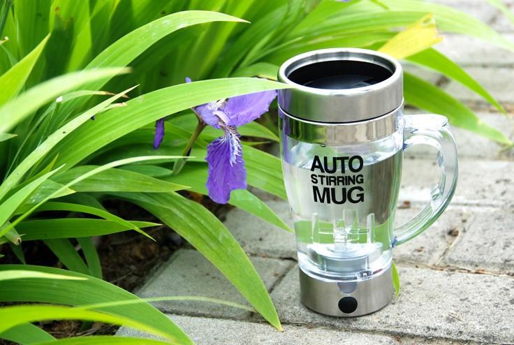 350ml Transparente Isolierte Automatische Rührbecher | Brehn