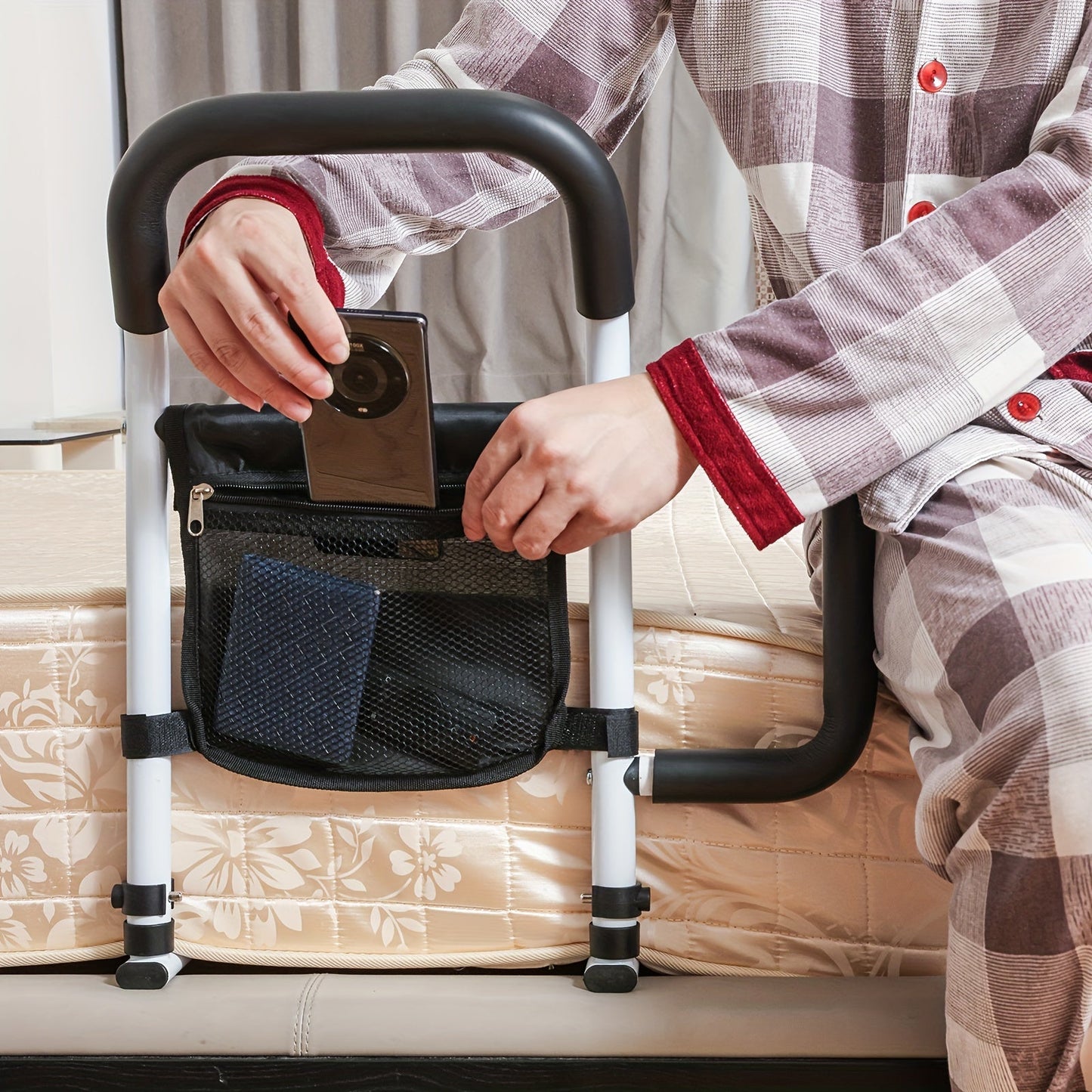 Bett-Aufstehhilfe mit Doppelfgriff | Brehn