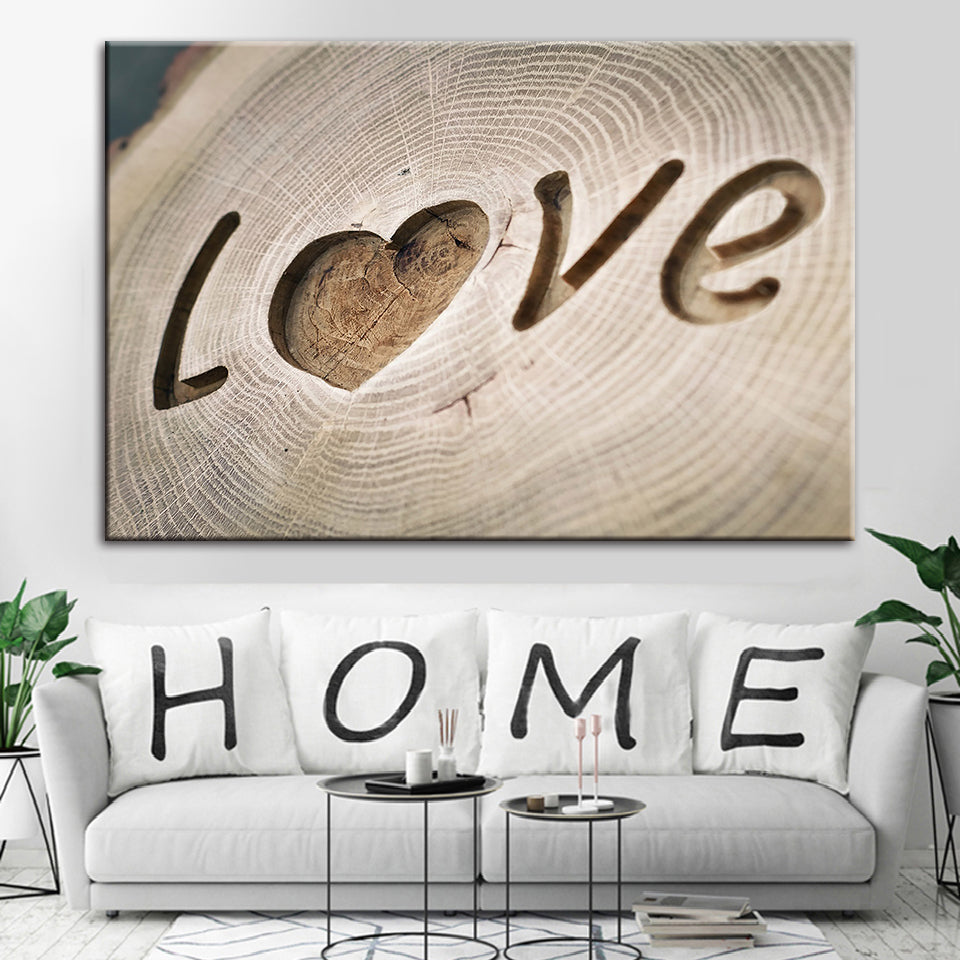Love Forever - Leinwand Wandkunst Malerei