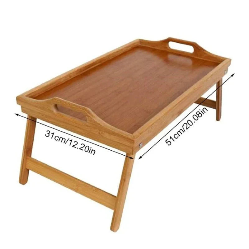 Bambus Frühstück Tablett Bett Tisch Brehn