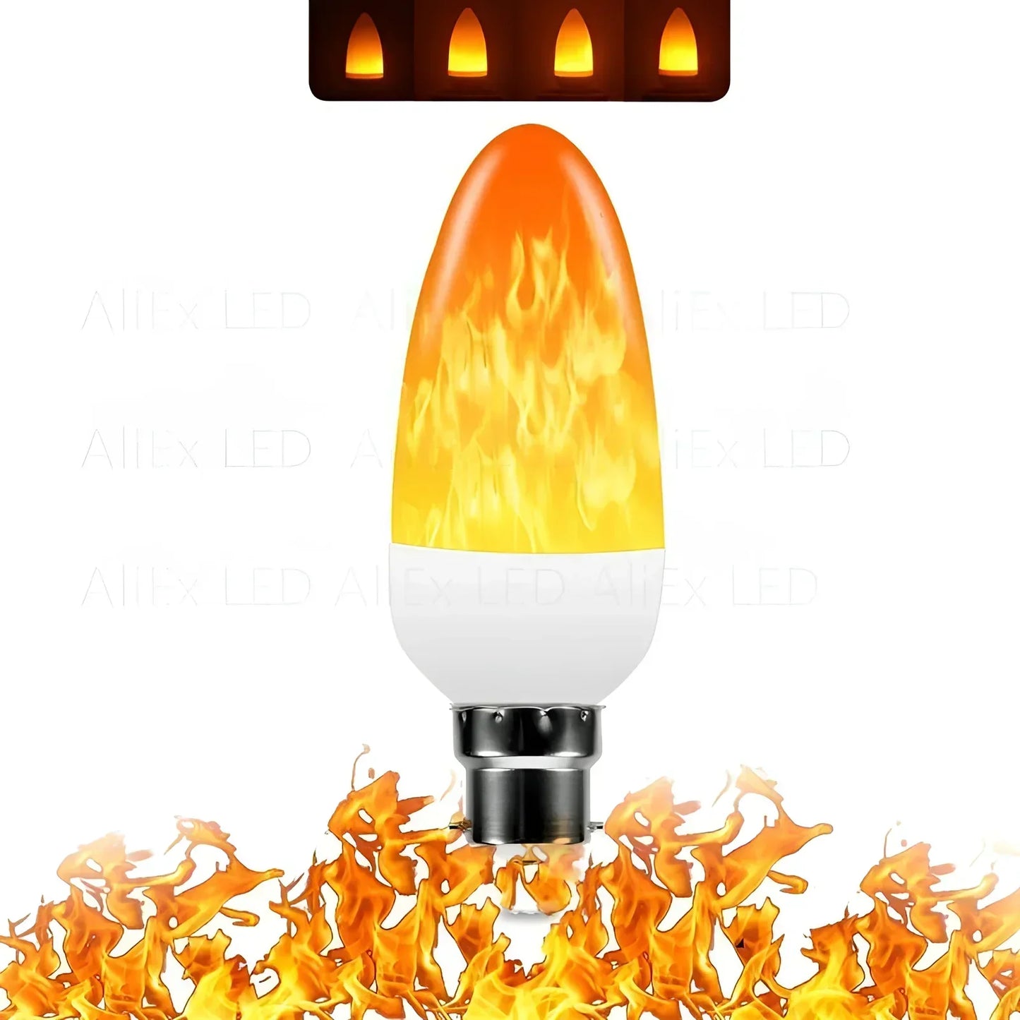 Brehn | Flammeneffektlampe – 9W LED-Lampe mit realistischem Flammenschein