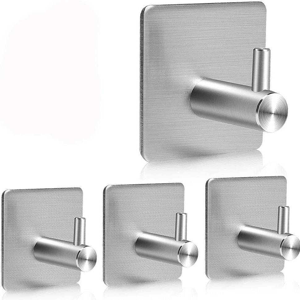 4-Pack: Schwere Pflichten Haltbare 304 Edelstahl Wandhaken