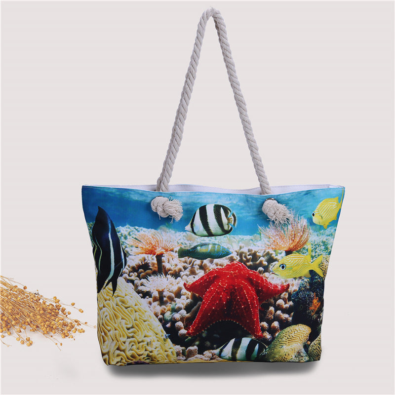 Strandtasche mit Maritimem Design Brehn