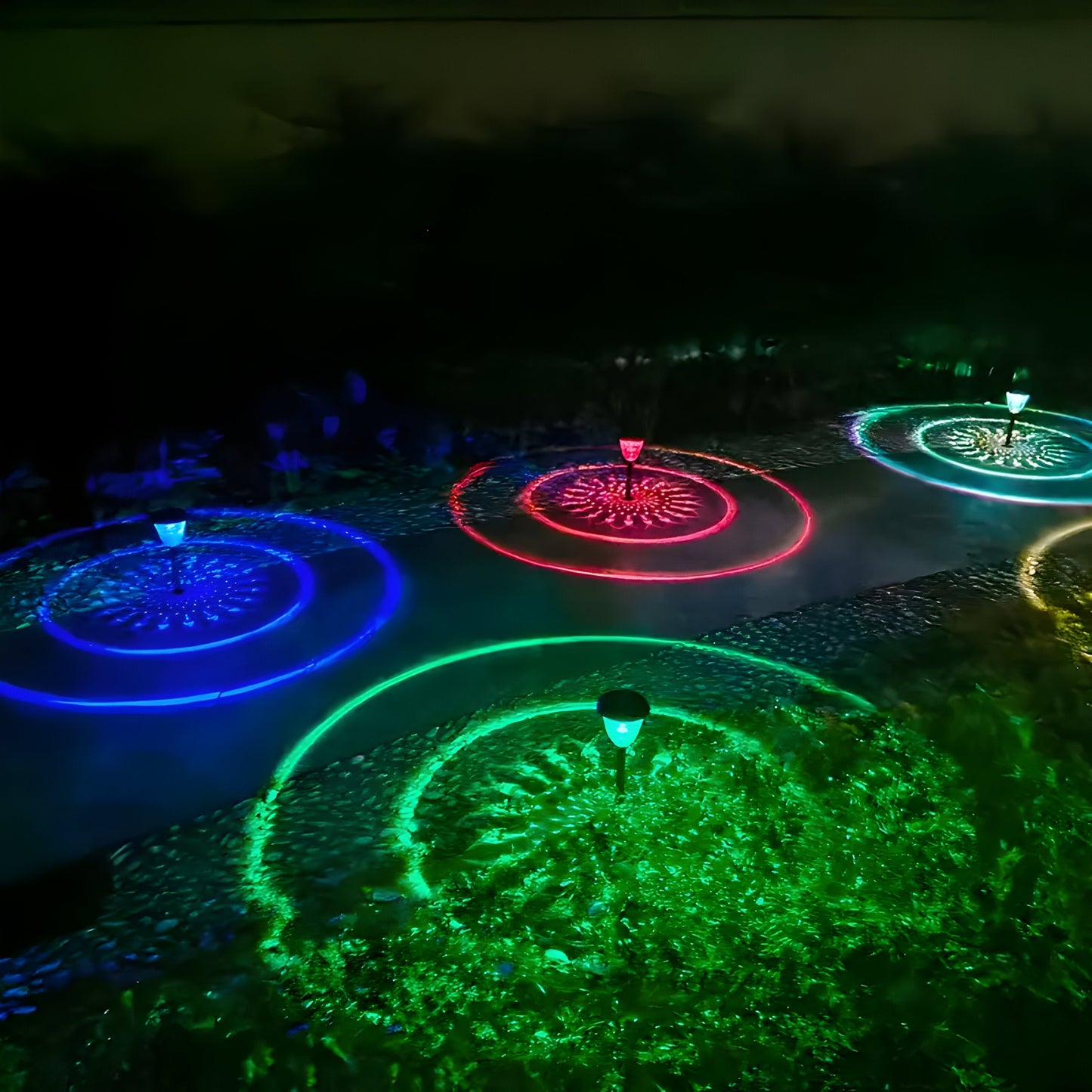 SunSphere Light – Hochwertige 4-teilige Solar-Gartenleuchten