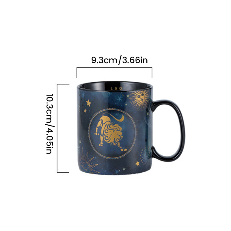 12 Konstellationen Tasse Kobalt Blau Keramik Kaffeetasse | Brehn