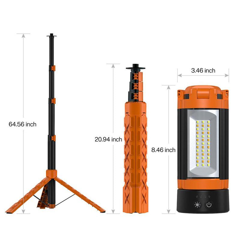Brehn | Wiederaufladbare Campinglampe mit Ständer