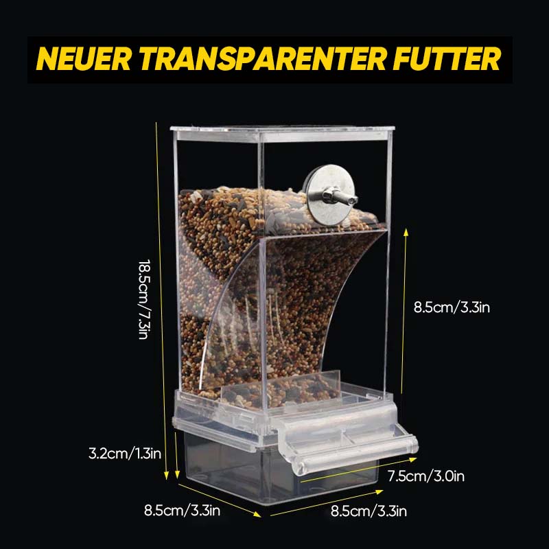 Automatischer, auslaufsicherer Vogelfutterspender | Brehn