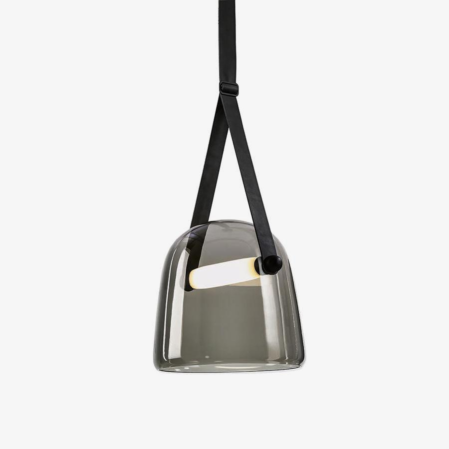 Brehn | LunaMona Deckenlampe - Moderne Pendelleuchte aus Metall und Glas