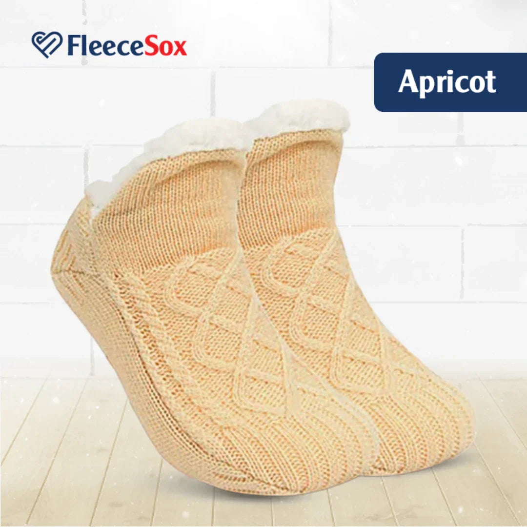 Brehn | Fleecegefütterte rutschfeste Thermosocken