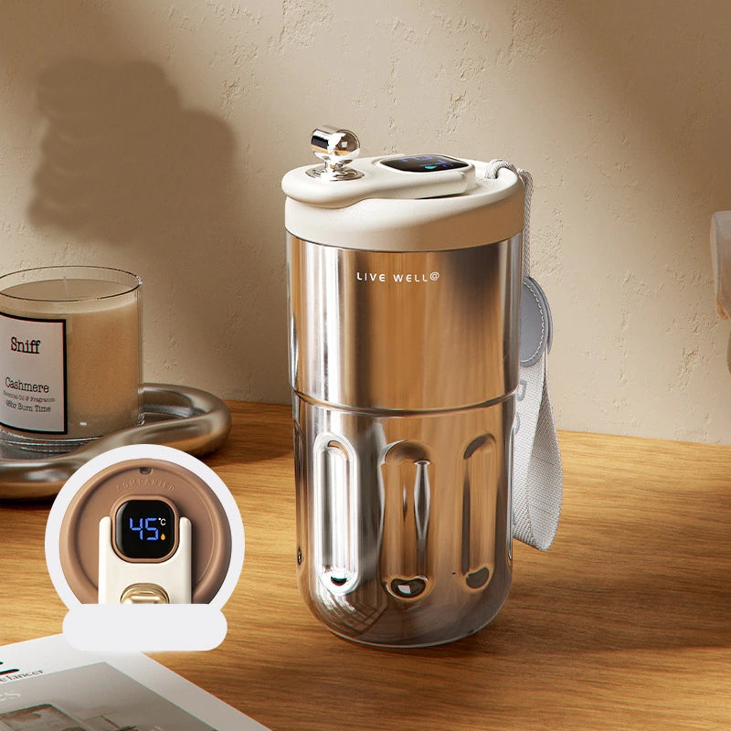 Portabler Smart Edelstahl Kaffeebecher | Brehn