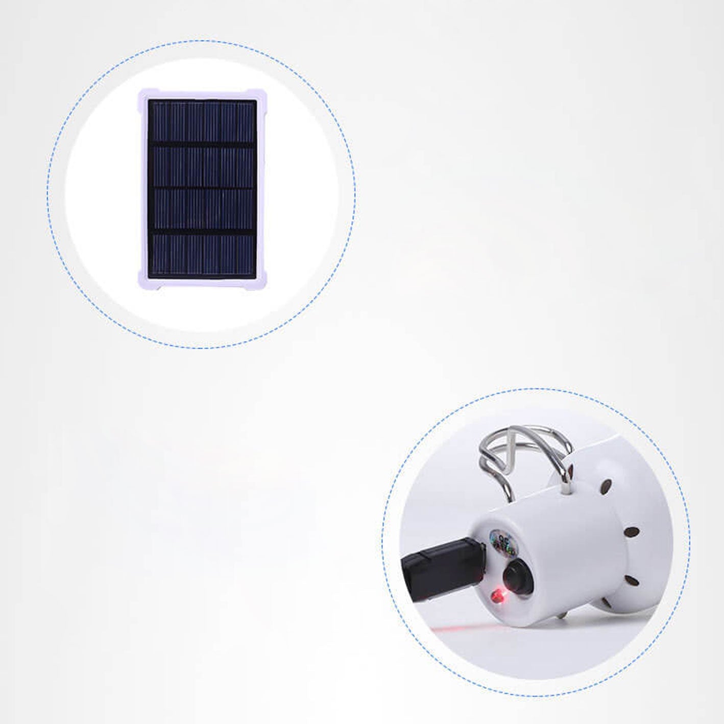 Handy Zelt Notfall Solar USB Lade LED Outdoor Licht | Brehn