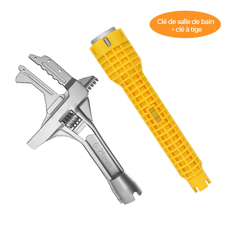 Multifunctional bathroom key tool | Brehn