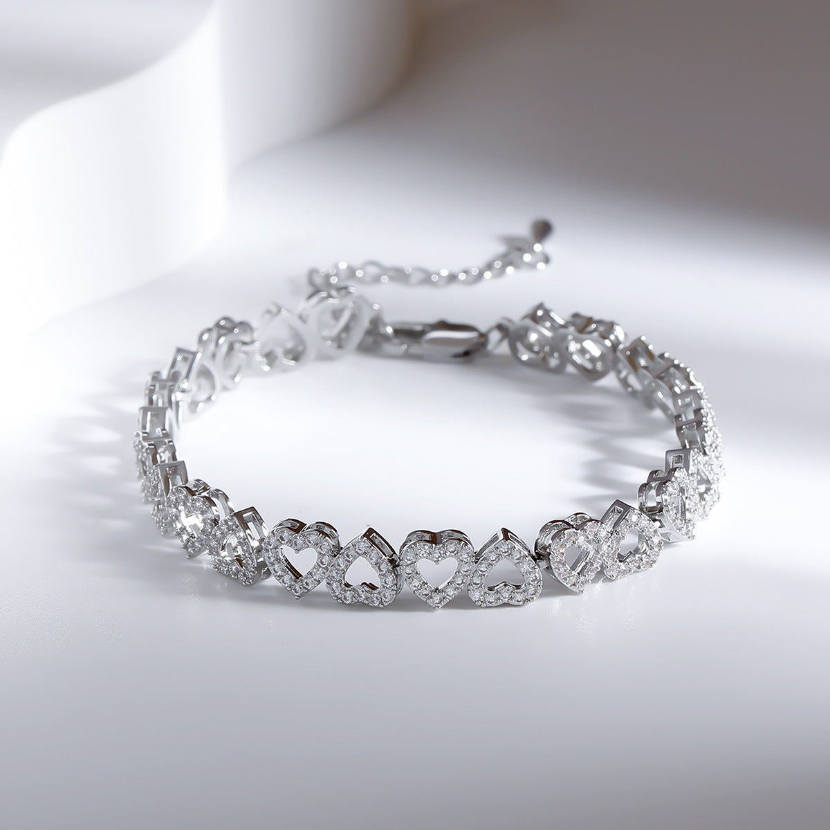 Brehn | Liebe Herzen Diamantarmband