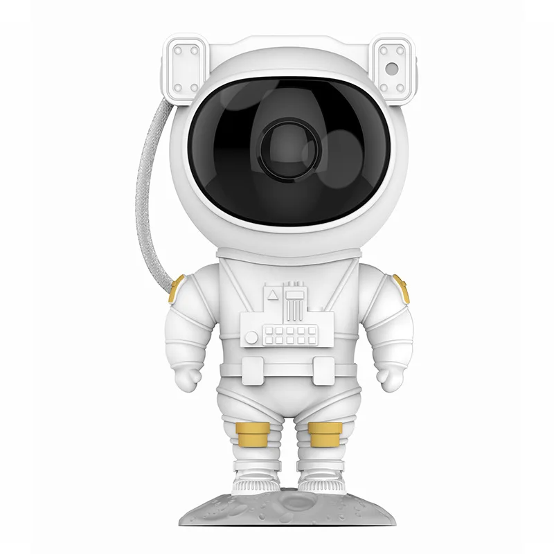 Astronaut Nachtlicht Projektor – LED Sternenhimmel Projektor für Kinderzimmer, Beruhigendes Nachtlicht mit Galaxie- und Weltraumprojektion, Dimmbar und Einstellbar | Brehn