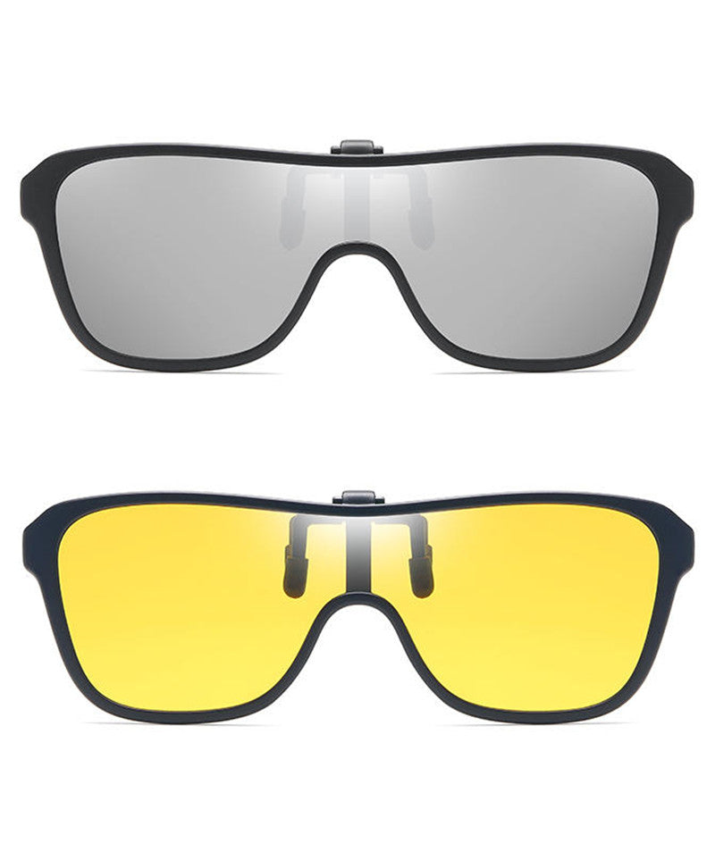 Brehn | Integrierte Kurzsichtigkeitsbrille Clip-On Für Tag Und Nacht