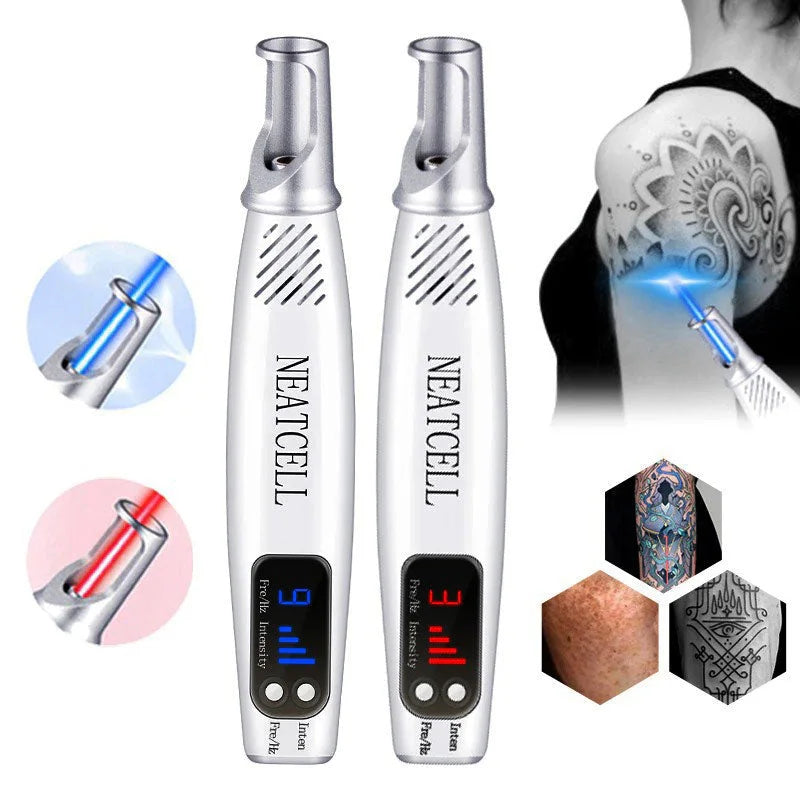 Brehn | Laser-Entfernungsstift | Laser-Tattooentfernung Rot & Blau