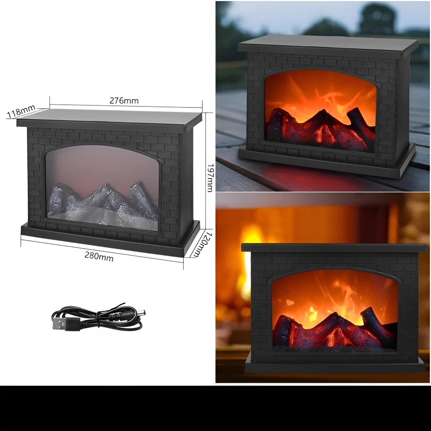 RadiantGlow Flammenlampe - Bringen Sie Wärme und Atmosphäre in Ihr Zuhause | Brehn