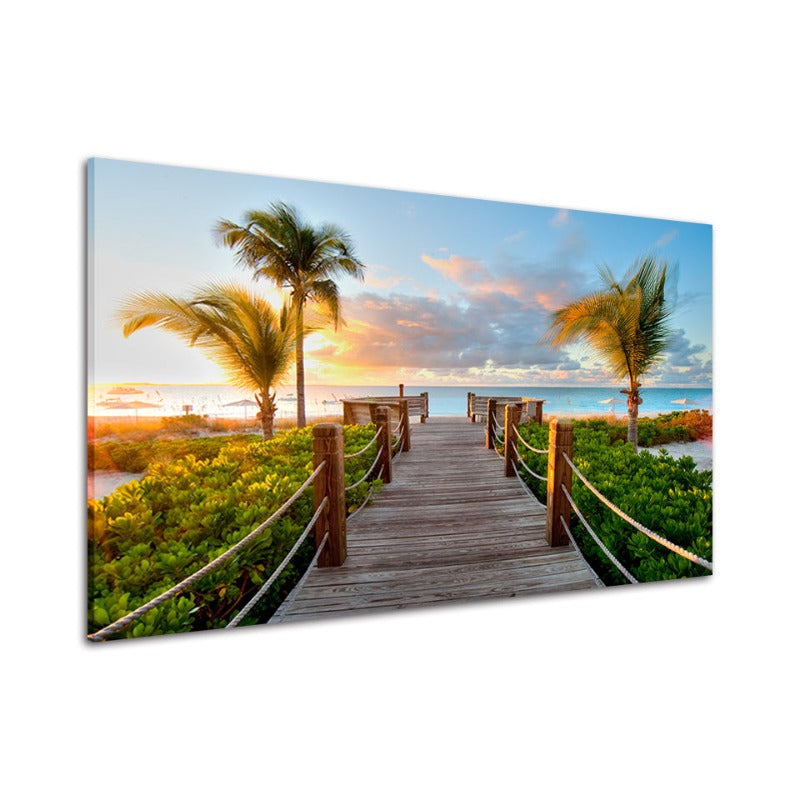 Strandurlaub - Leinwand Wandkunst Gemälde