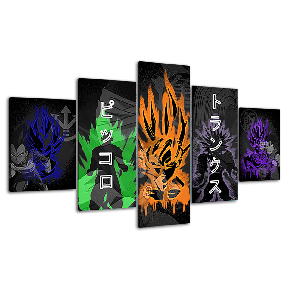 Dragon Ball Z Kunst - Leinwand Wandkunst Malerei